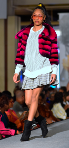 girl red jacket