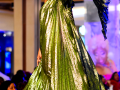 green dress